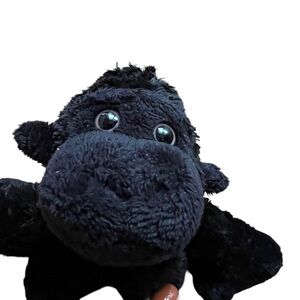 Aurora Flopsies Black Gorilla Ape Chimp Monkey Stuffed‎ Animal Plush